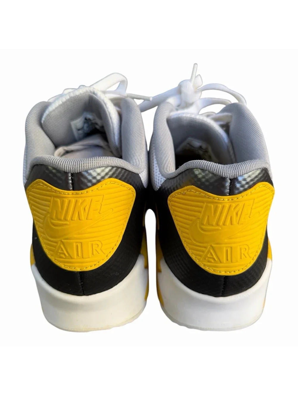 Nike Air Max 90 Hyperfuse Livestrong White Grey Maize 526584-107 Sz 10 w/ Box